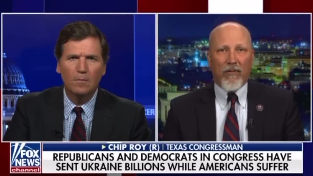 Tucker Carlson and Rep Chip Roy