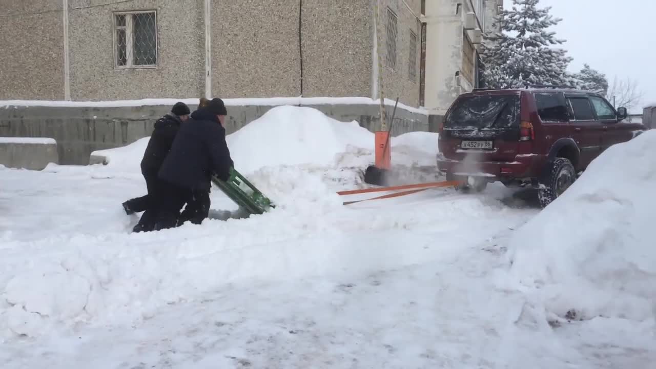 An Improvised Russian Snowplow