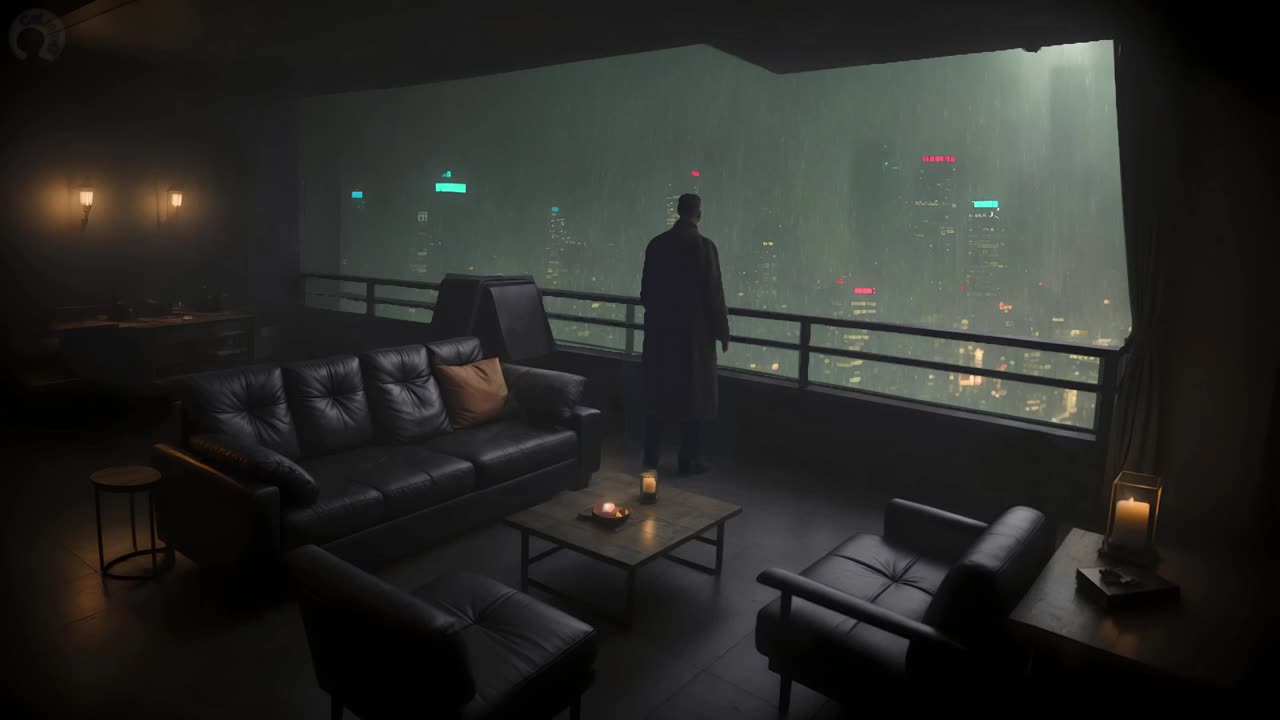 Blade Runner Ambience: a Rainy Cyberpunk Nights: Dark Sci Fi Music For Winter Relaxation