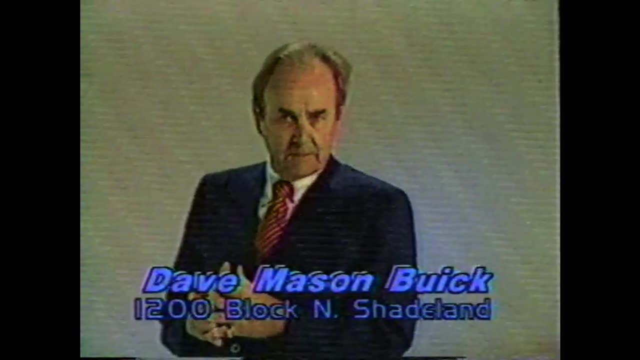 October 28, 1985 - Bob Catterson Ad for Indy's Dave Mason Buick