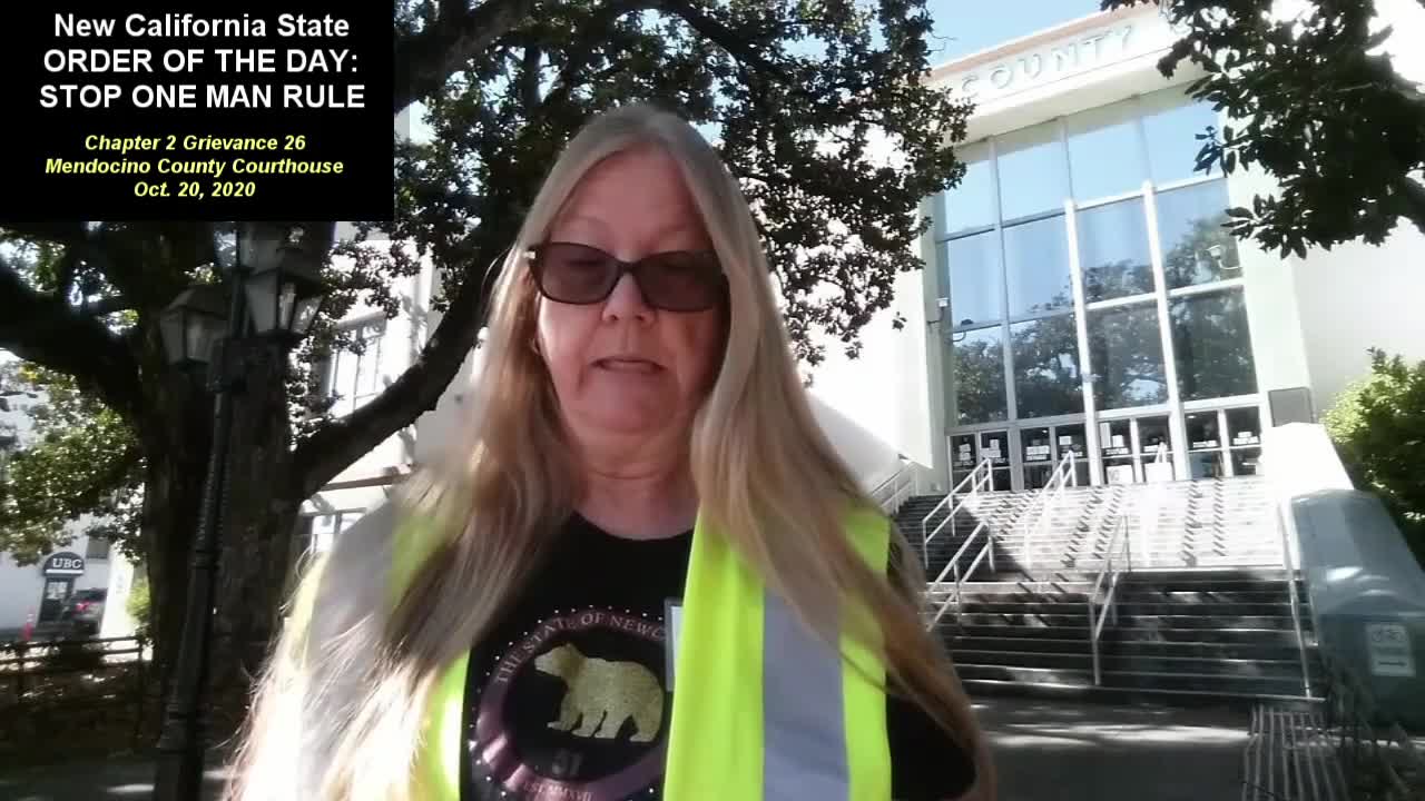 New California State Mendocino Co.Chapter 2 Grievance 26, 2020-10-20