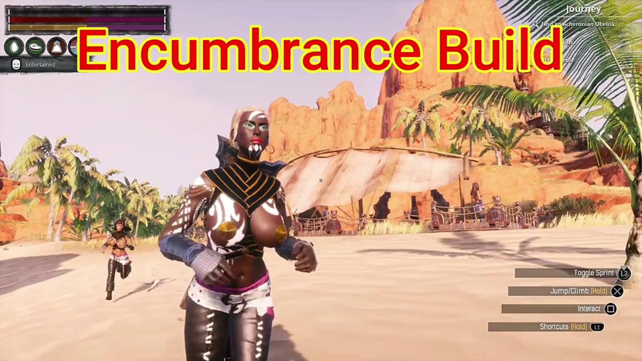 Conan Exiles Encumbrance Build busty