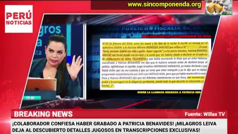 GRABACIÓN DELICTIVA CONTRA PATRICIA BENAVIDES