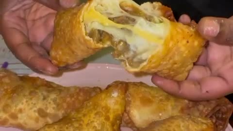 Steak and Cheese EggRoll