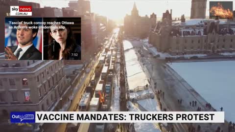 sky news praises trucker and laughs at media silence