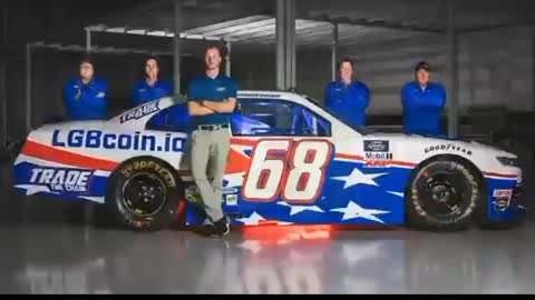 NASCAR driver who inspired "let's go Brandon" unveils new "LGB" car, libs melt down