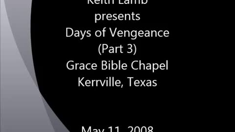 Keith Lamb Days of Vengeace (Part 3) 05-11-08