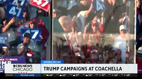 Trump Hits Coachella, Campaigning Once Again in a Blue State