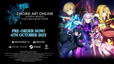 Sword Art Online Last Recollection [PC, PS5, XSX, PS4, XBO] – October 6 2023