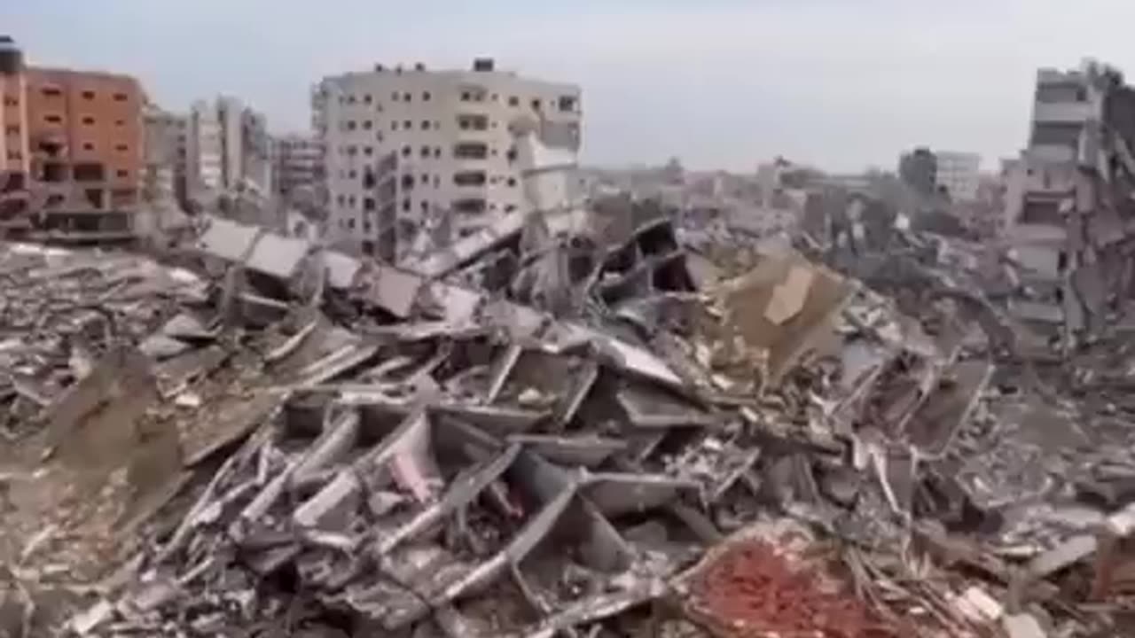 Israel has destroyed almost the entire Gaza Strip making it unlivable Now that it's unlivable