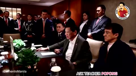 Jackie Chan gave a gift to PRESIDENT DUTERTE!!!