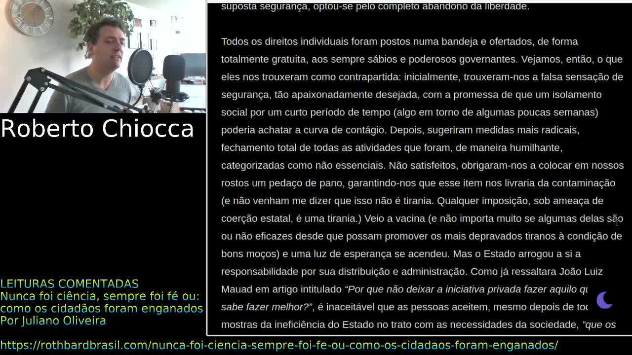 #4 Leituras comentadas - Nunca foi ciência, sempre foi fé ou: como os cidadãos foram enganados