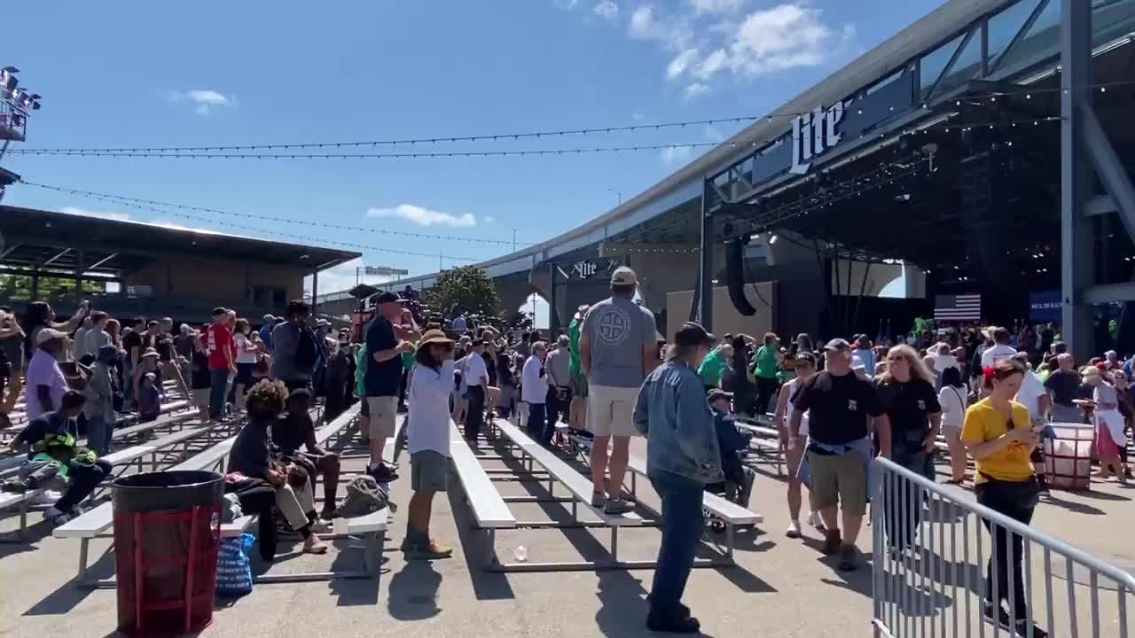 The Crowd At Joe Biden's at Labor Day Event In Milwaukee Was Underwhelming