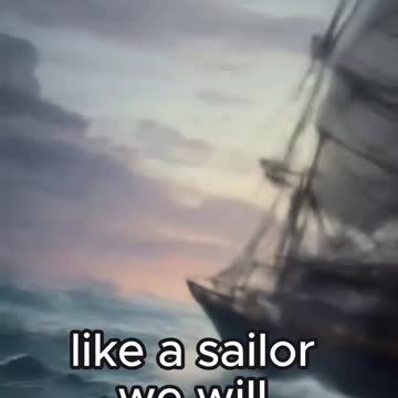 It's like sailing towards a distant shore, where every decision and action determines our course.