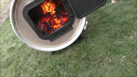 Burning Toxic Paint Off Barrel Stove