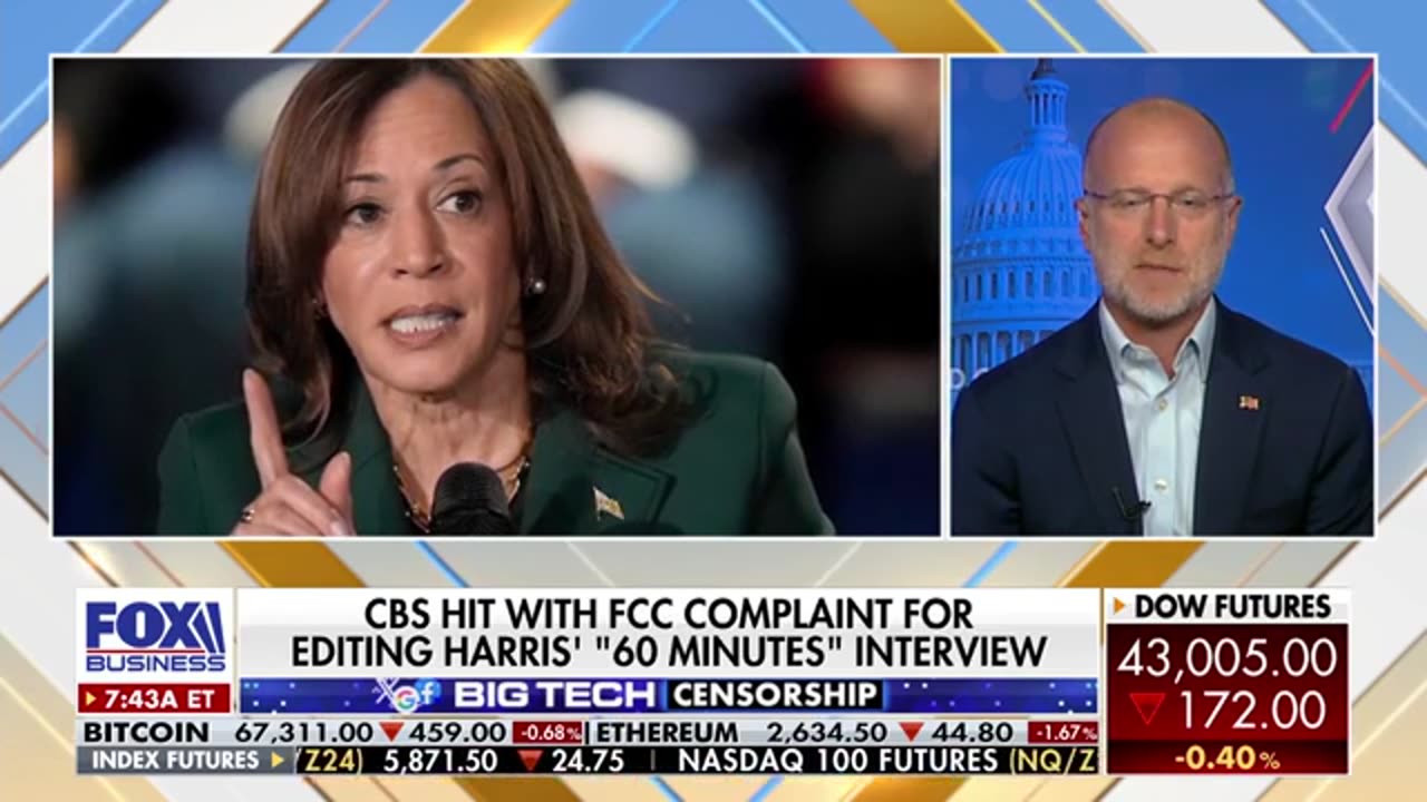 FCC Commissioner Responds Strongly to CBS's '60 Minutes' Coverag