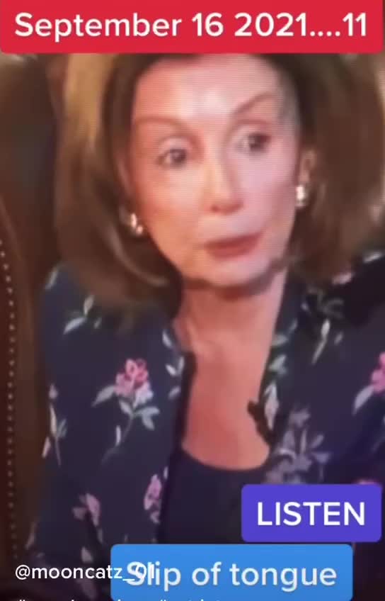 Pelosi's SLIP of the tongue, Democrat religion?!