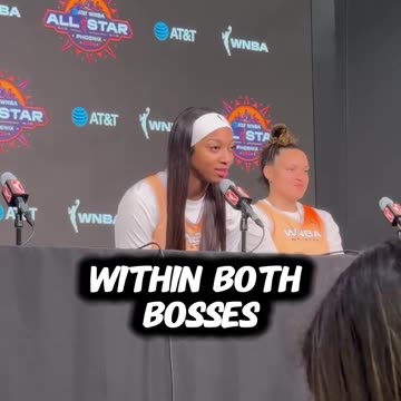 Angel Reese on playing with Caitlin Clark for Team WNBA
