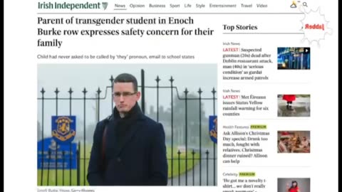 To be Enoched=To be targetted for opposing transgender ideology-Jana Lunden 28-12-23