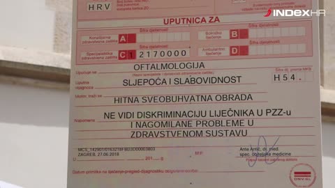 Prosvjed liječnika na Markovom trgu