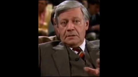 DIESE WORTE VON HELMUT SCHMIDT SIND AKTUELLER DEN JE!