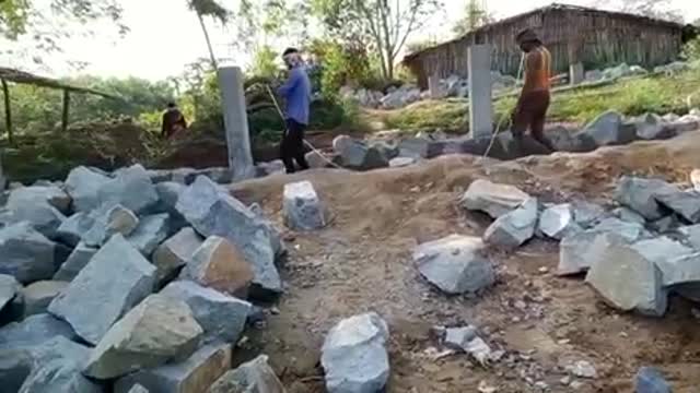 Construction in Odisha, India