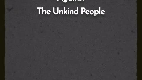 Weapon for unkind people