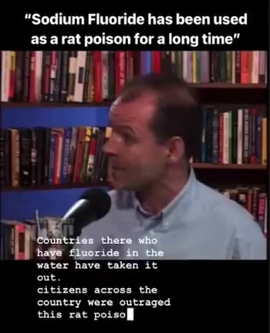 FLUORIDE (RAT POISON) IN THE WATER TO DUMB YOU DOWN, CALCIFY YOUR PINEAL GLAND & GIVE YOU CANCER