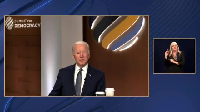 President Biden: Constant Effort Needed To Combat 'Sustained An Alarming Challenges To Democracy'