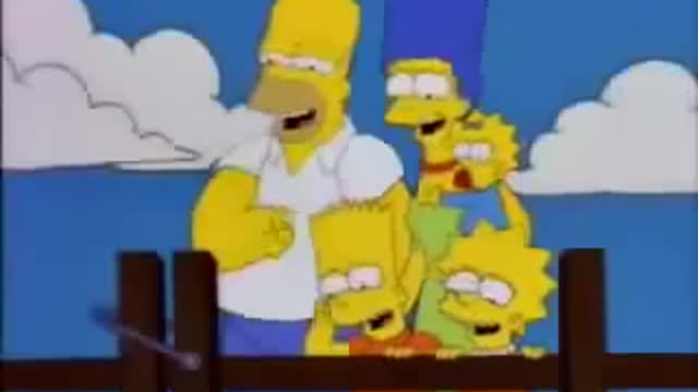 Simpson haciendo de la suya jajja