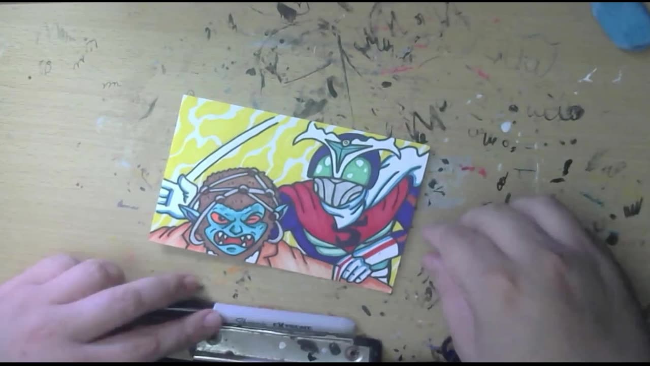 Quick draw Kamen rider Stronger.
