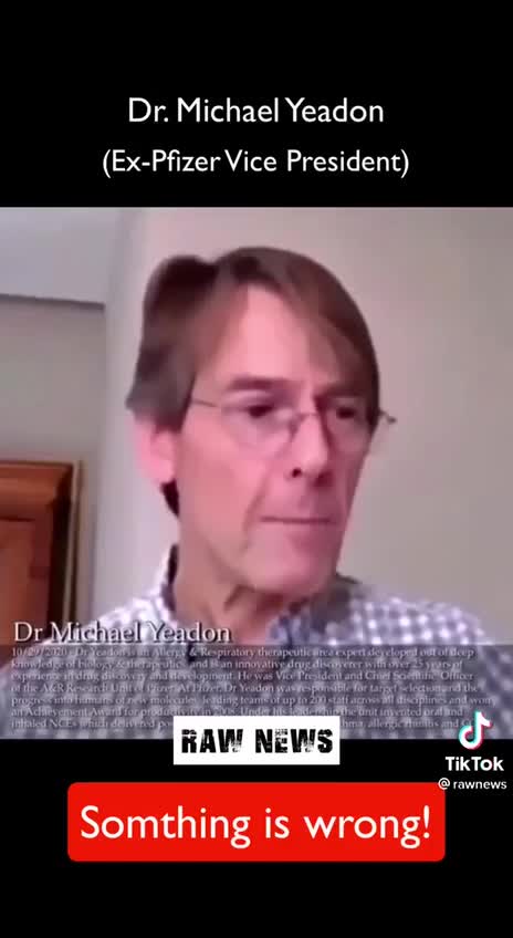 Ex Pfizer VP Speaks Out - You DO NOT Need Vax 🔴