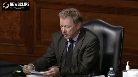 Senator Rand Paul To Witness On Afghanistan