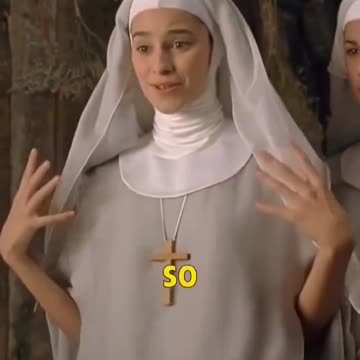 The nuns came to the mute man