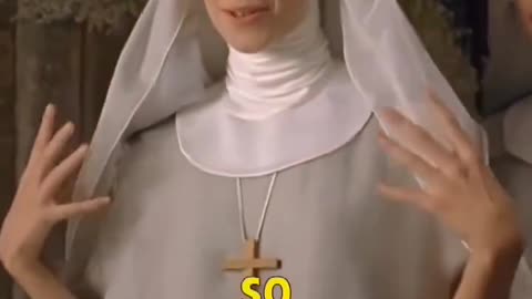 The nuns came to the mute man