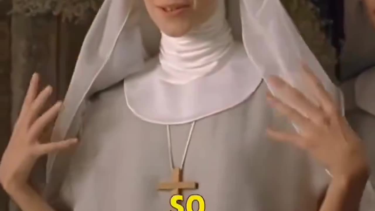 The nuns came to the mute man