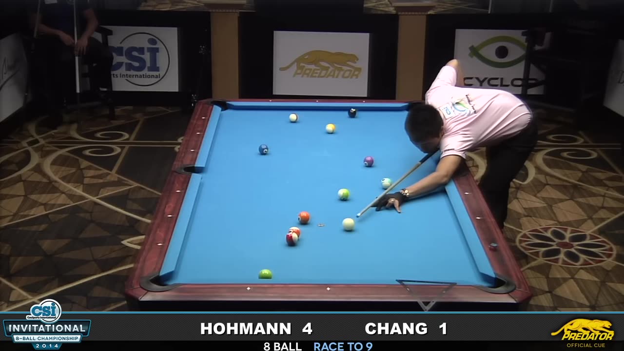 Hohmann vs Chang ▸ 2014 CSI 8-Ball Invitational