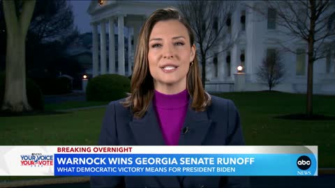 What Warnock’s projected win in Georgia means for Democrats