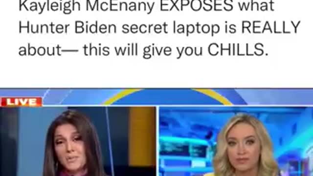 Kayleigh McEnany EXPOSES what Hunter Biden secret laptop is REALLY about