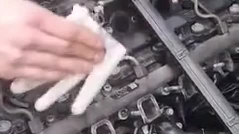 Automobile engine maintenance