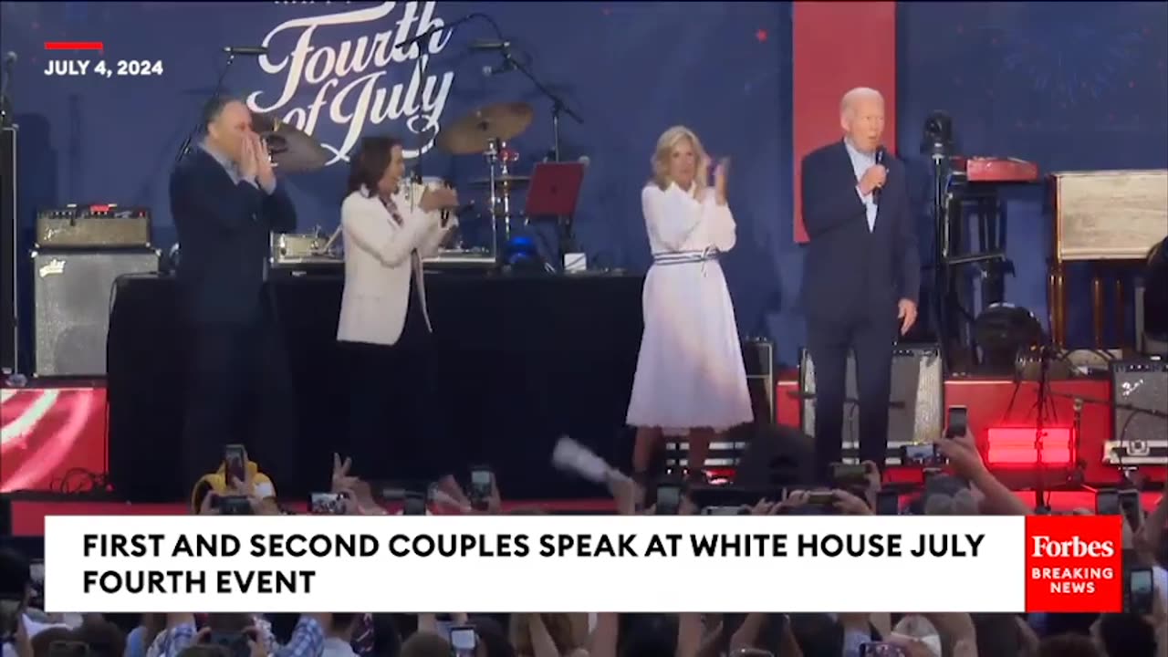 'Ho Ho Ho!'- Biden Speaks At White House Independence Day Event