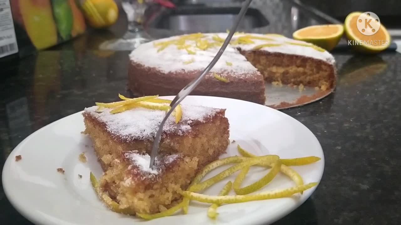 Bolo de laranja com azeite