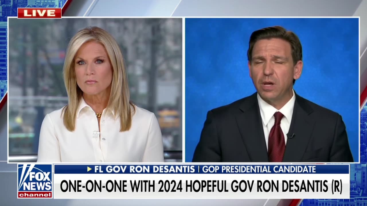 Gov. DeSantis: "My view as Commander in Chief would be is we have to have appropriate rules of engagement to say if you're cutting through a border wall on sovereign US territory, and you're trying to poison Americans, you're going to