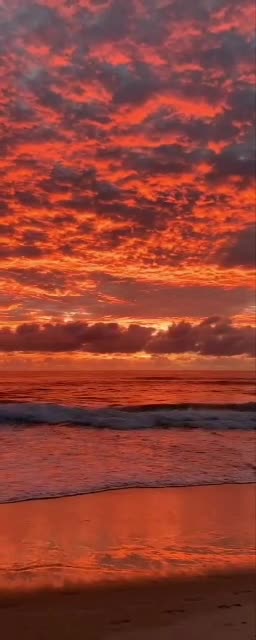 Stunning sunset Beautiful scenic