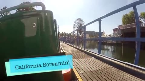 My Edited Video of CALIFORNIA SCREAMING IN DISNEYLAND