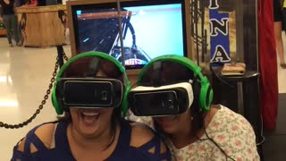 Mom's First Virtual Reality Roller Coaster