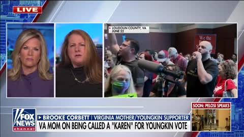 Brooke Corbett responds to columnist's claims about racist 'karens' voting Glenn Youngkin