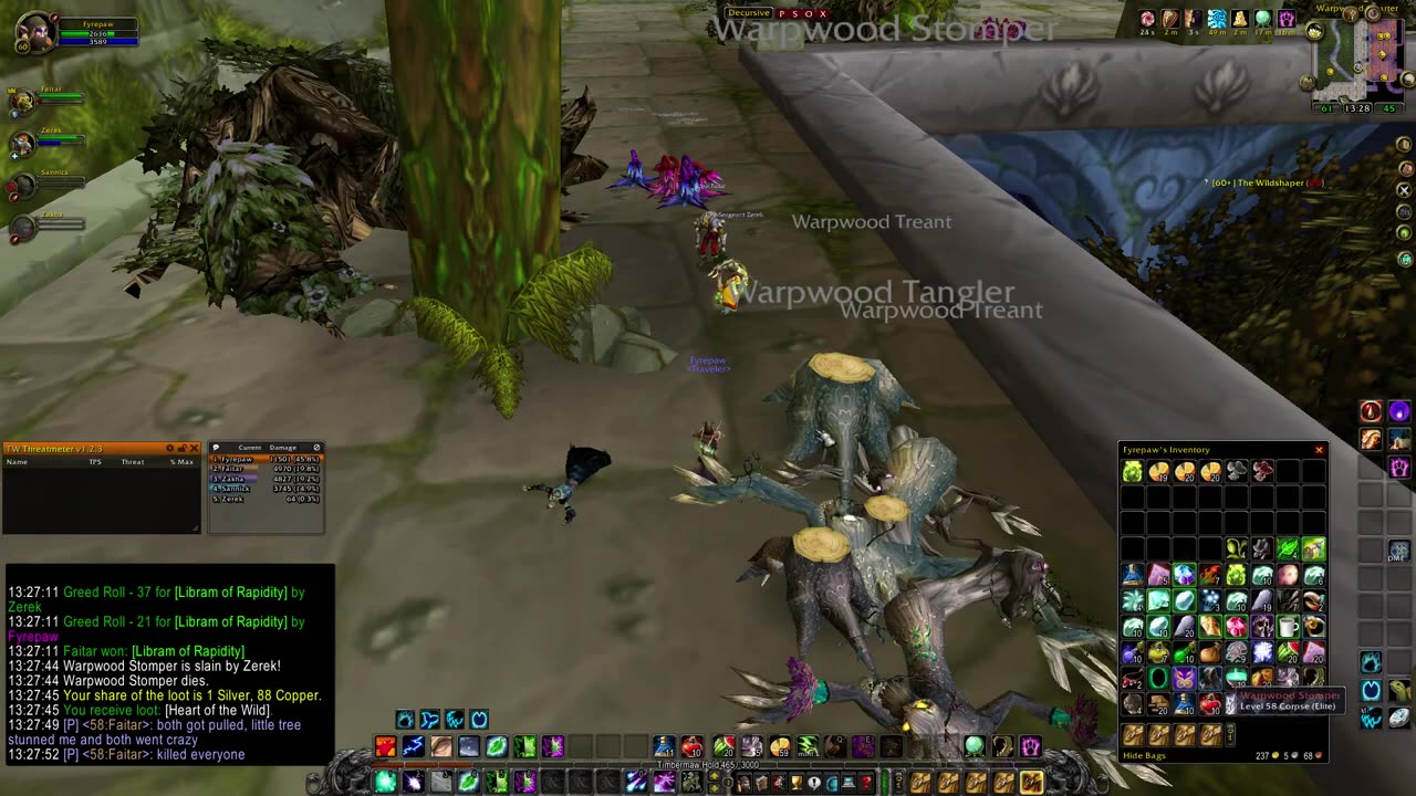 Turtle wow - PUG DME / Dire Maul East - druid POV