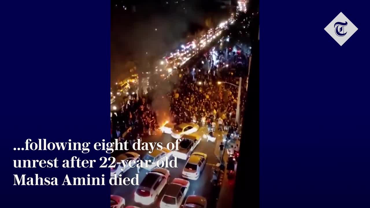 Iranian security forces crack down on angry anti-government protesters