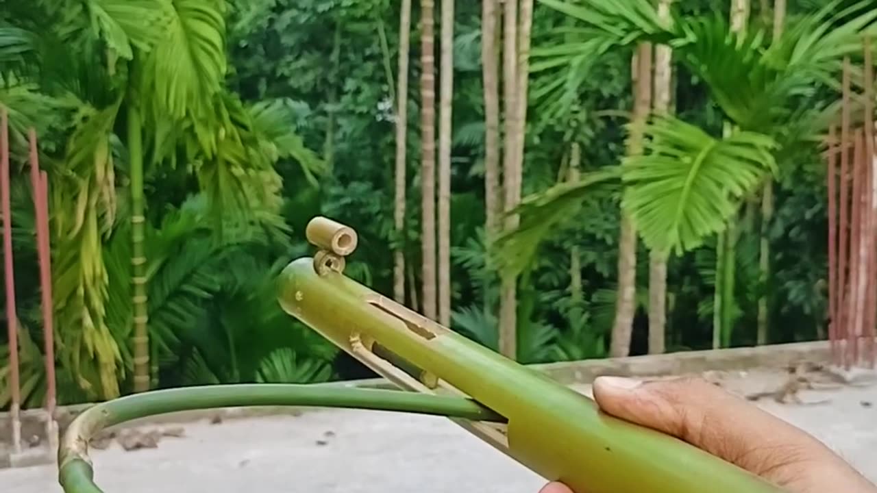 Bamboo creation with powerfull slingshots